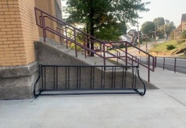 balcony bike rack