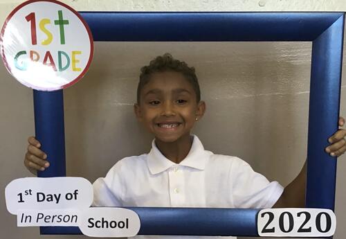 First day of in-person school - First Grade (Photo 1)