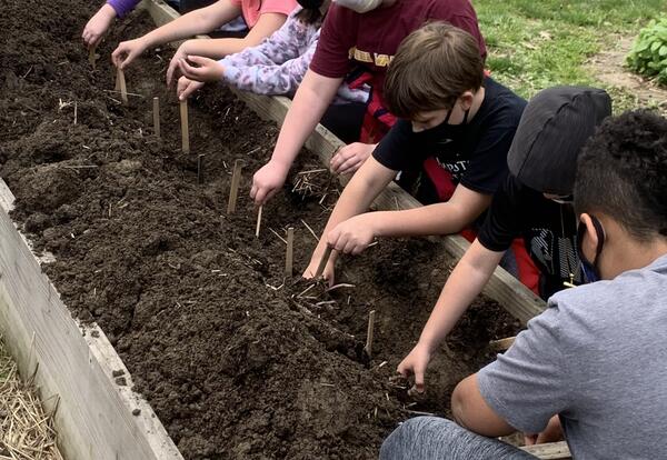 Third Grade Garden Trip
