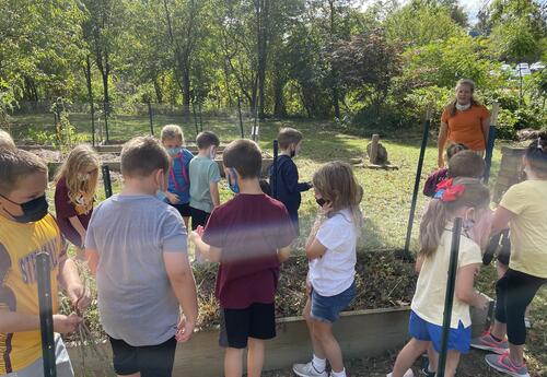 First Grade Garden Trip