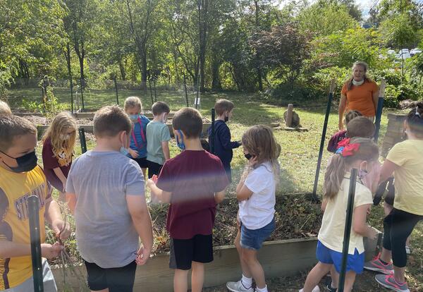First Grade Garden Trip
