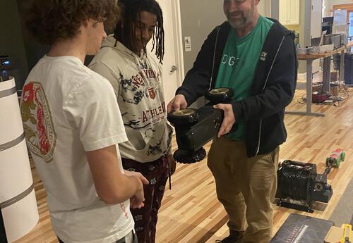 Gannon and Qua'ron check out Edge AI