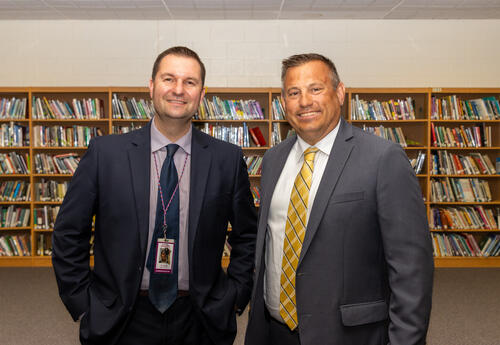 Bryan Macuga and Brian Plichta pose