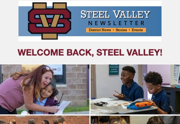 Back to School Newsletter front page
