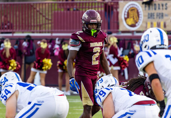 Da’Ron Barksdale in action against South Park this school year
