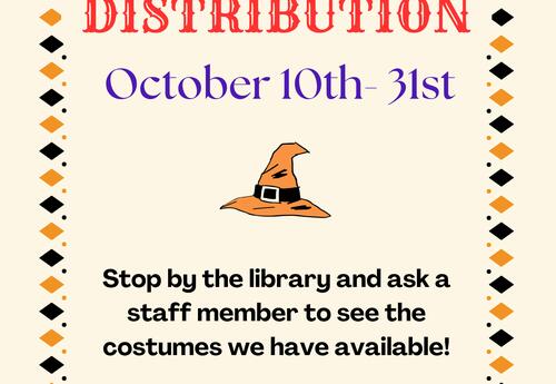 Carnegie Library of Homestead costume distribution flyer