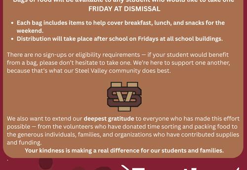 Ongoing food resource flyer