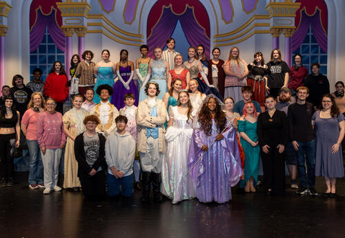 The cast and crew of the show