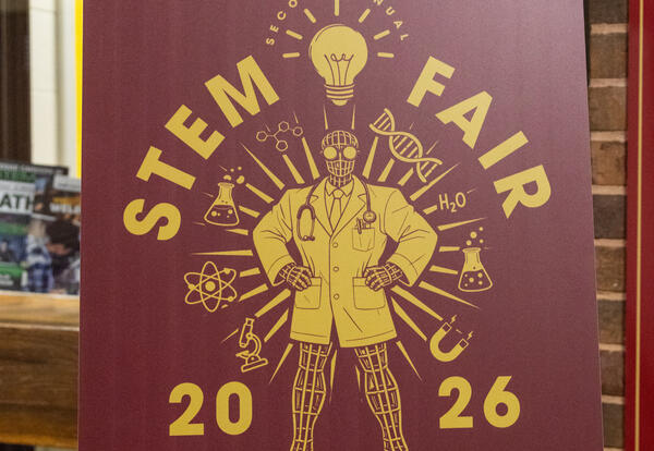STEM Career Fair sign