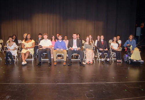 NHS ceremony inductees