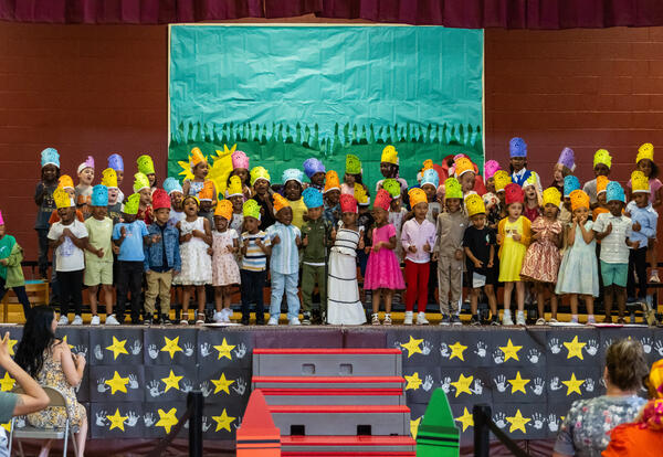 Barrett kindergarten students