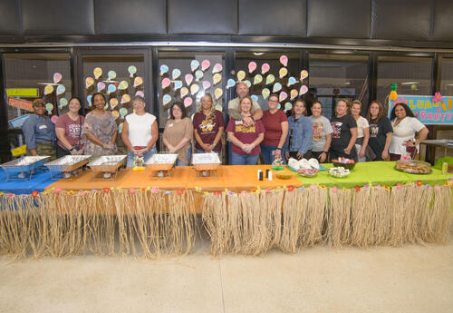 Scenes from the senior breakfast