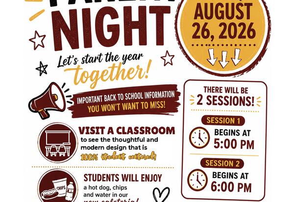 SV Elementary Parent Night Flyer