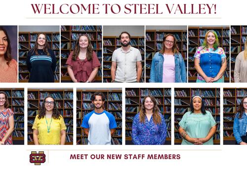 Meet the new staff graphic