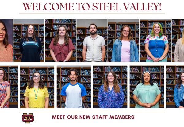 Meet the new staff graphic