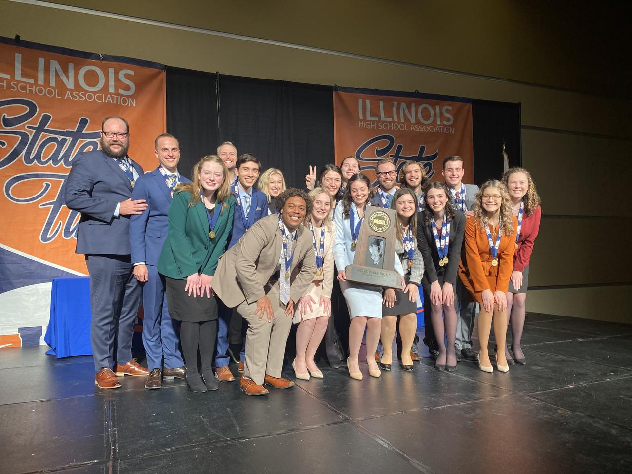 Downers Grove South High School Team Wins State Championship in Speech