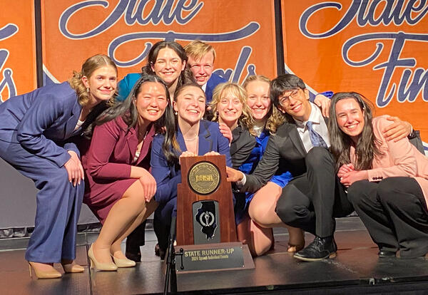 Downers Grove South Speech Team Places 2nd at State Tournament