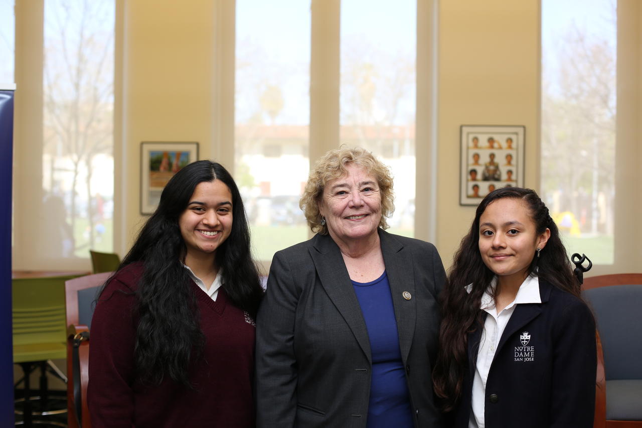 Congresswoman Zoe Lofgren Inspires Students | News & Events