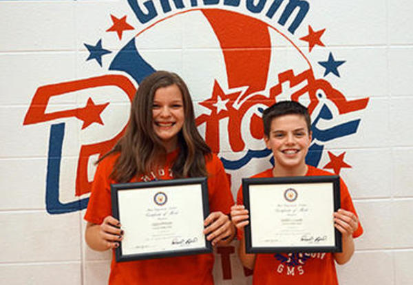 GMS Students Honored at All American Boy and Girl Ceremony