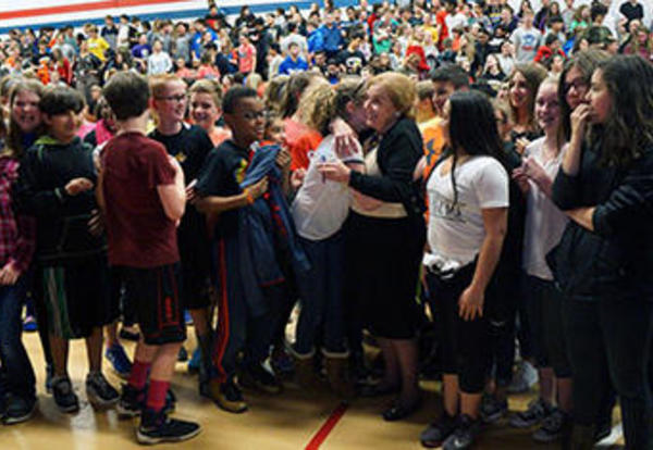 Grissom Students Inspired by Visit from Holocaust Survivor and Author Marion Blumenthal Lazan