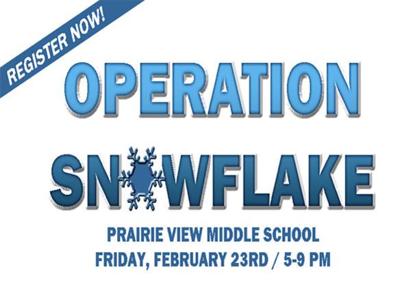 Register Now for Operation Snowflake! (January 30, 2018)