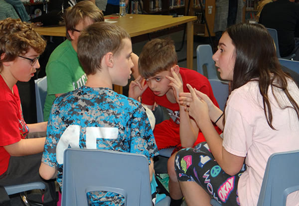 McAuliffe Teams Test Their Knowledge in Annual Battle of the Books Competition