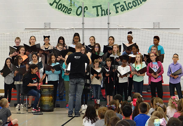 Millennium Students Perform Band and Choir Concert