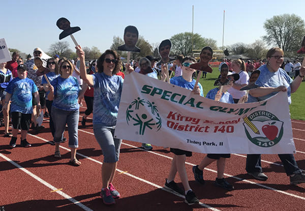 D140 Athletes Medal at Spring Track & Field Special Olympics Competitions May 7, 2018