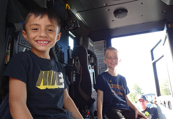 Tinley Park Fire Department Visits Keller