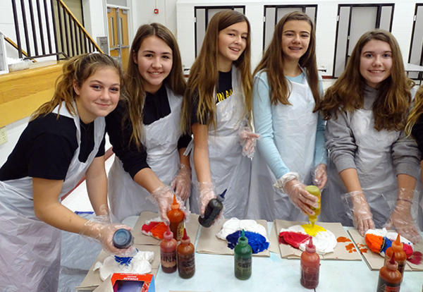 Eighth Students Design Class T-Shirts