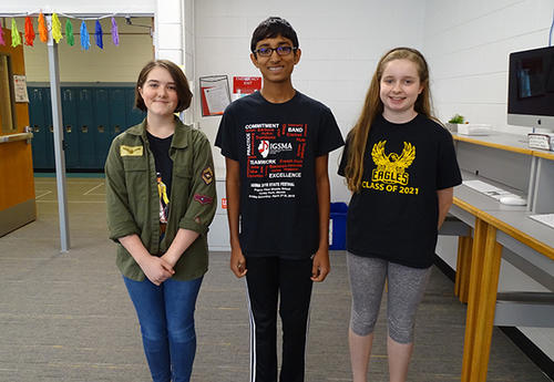 three spelling bee winners