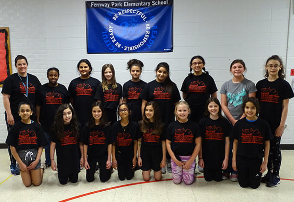 fernway girls' volleyball team