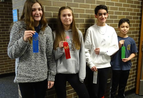 four spelling bee finalists