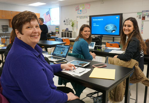 smiling teachers