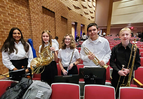 Jr. Honor Band & Orchestra students