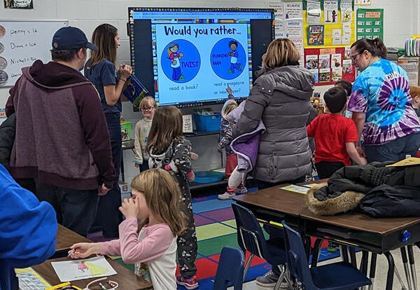 Keller Family Reading Night news image