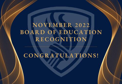 D140 Board of Ed Celebrates Students news image