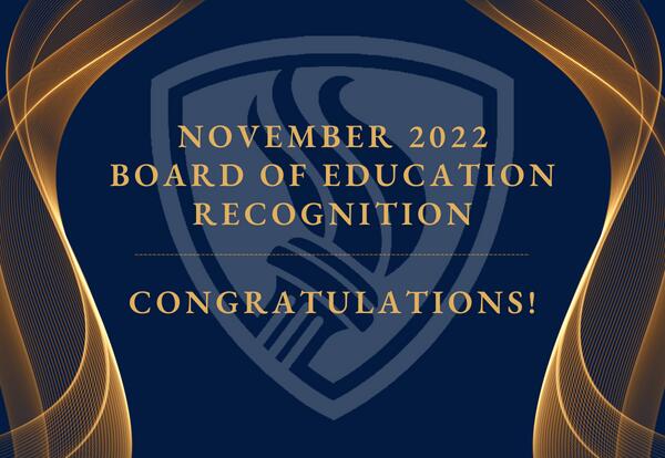 D140 Board of Ed Celebrates Students news image