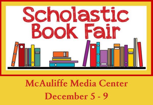 McAuliffe Book Fair Dec. 5 - 9 news image