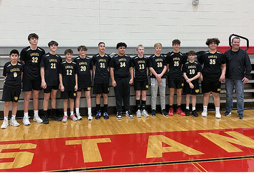 PV Eighth-Grade Boys’ Basketball Team news image