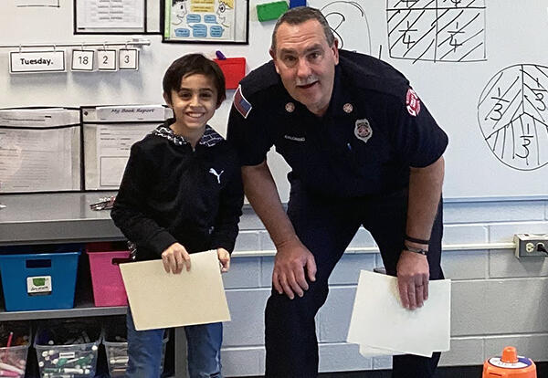 TPPD Provides Fire Safety Smart Program to D140 Third-Graders | District