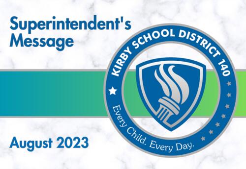 Superintendent Message - August 2023