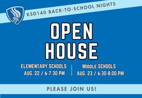 KSD 140 Back-To-School-Nights