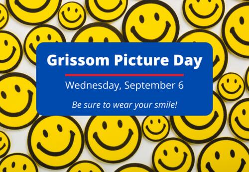 Grissom Picture Day Wednesday September 6