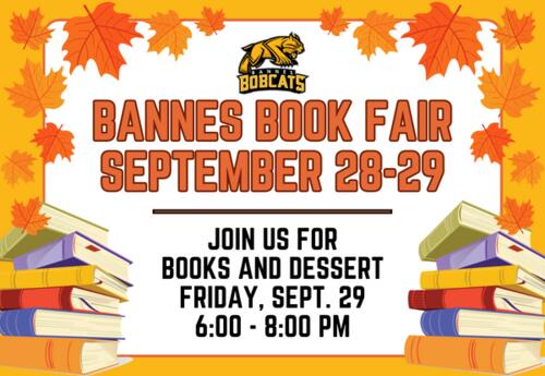 Bannes Book Fair September 28-29