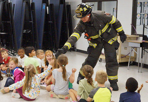 T.P. Fire Department Gives Fire Safety Tips to Bannes Students September 26, 2023