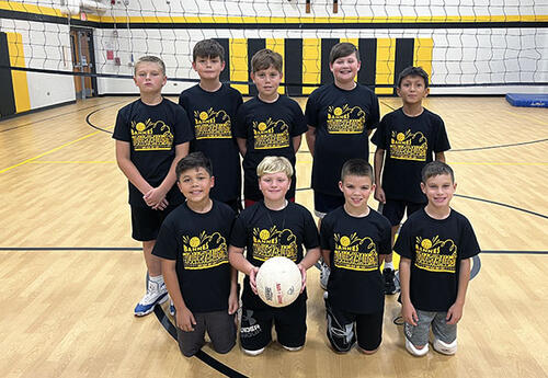 Bannes boys' volleyball team