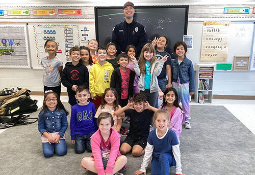O.P. Fire Department visits Fernway students