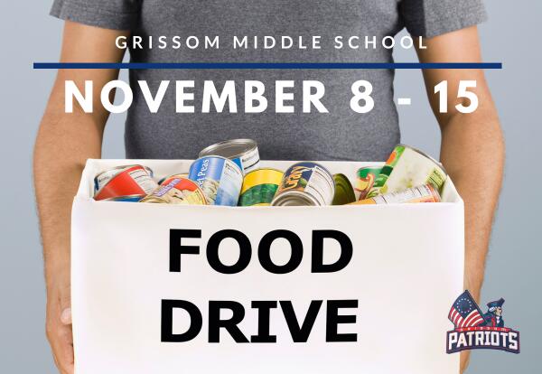 NJHS Food Drive November 8-15