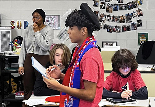 Eighth grade step-up day image